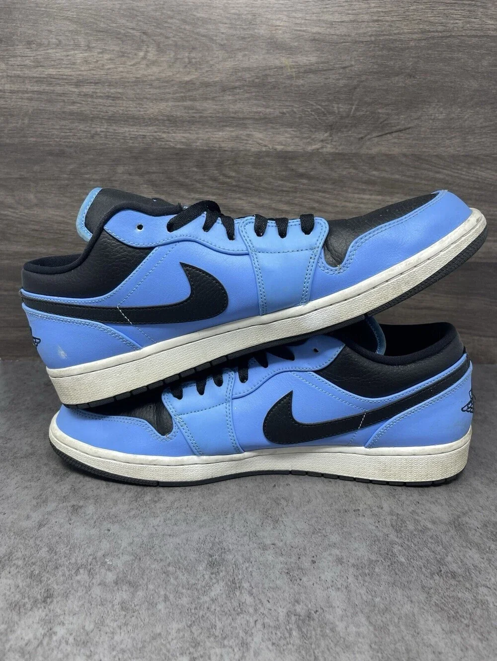 Air Jordan 1 Low University Blue Size 13 Mens Basketball Shoes 553558-403